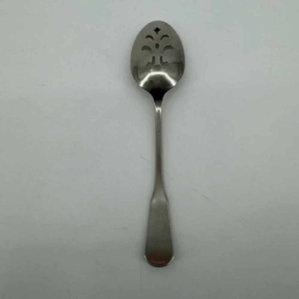 Oneida Royal Prestige Slotted Serving Spoon Stainless Steel Pierced 8.5 Inch